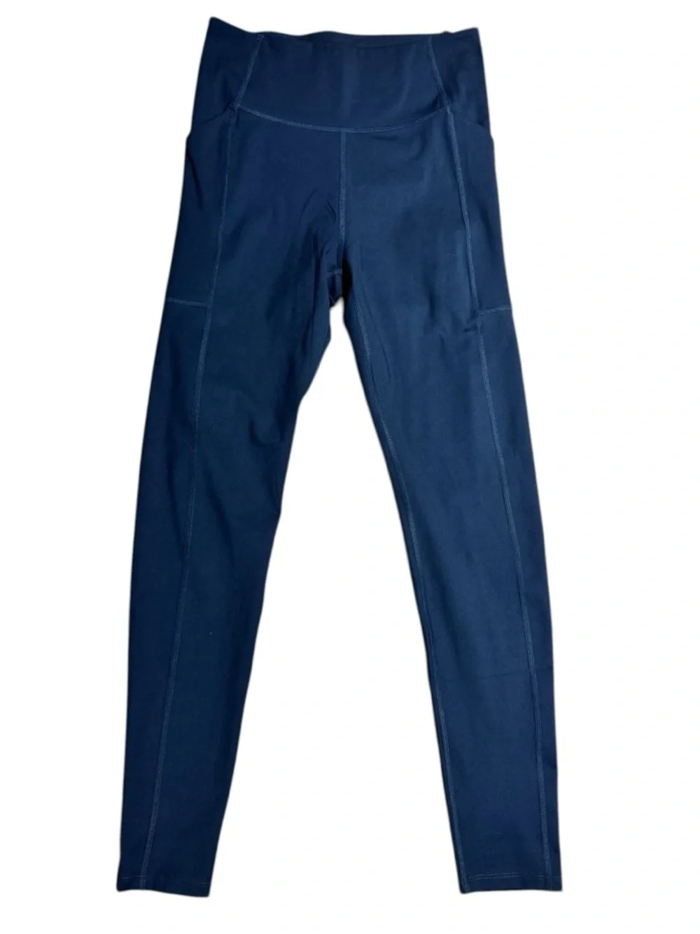 Girlfriend Collective Skyline Compressive Pocket Leggings High Rise Blue Large